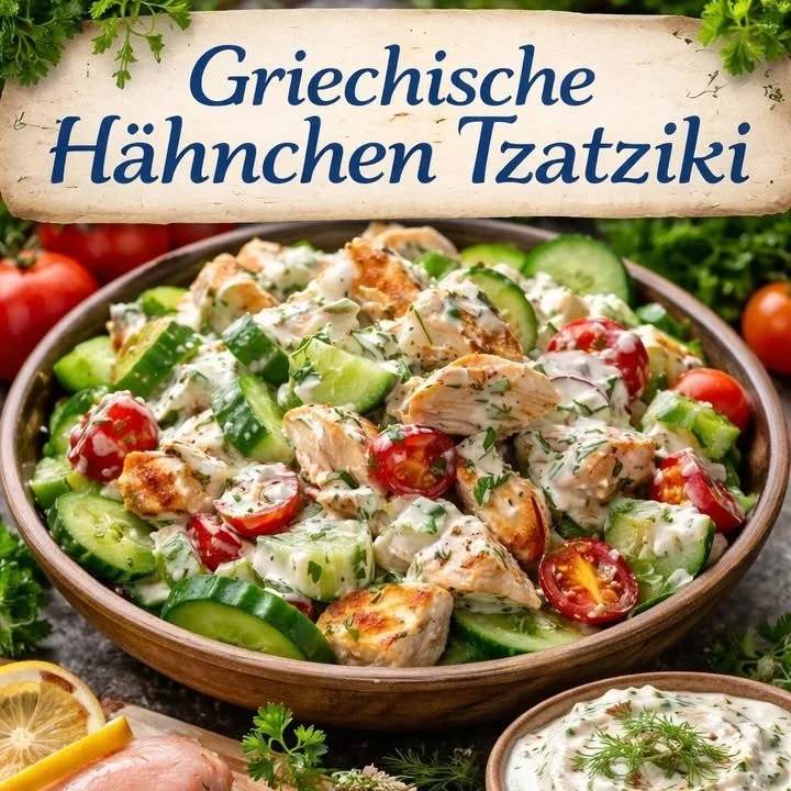 Hähnchen-Tzatziki-Salat