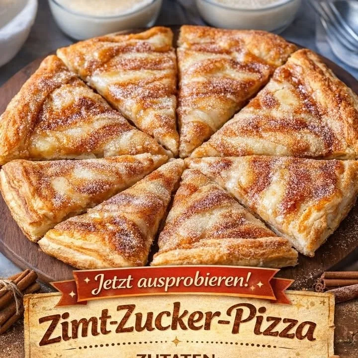 Zimt-Zucker-Pizza